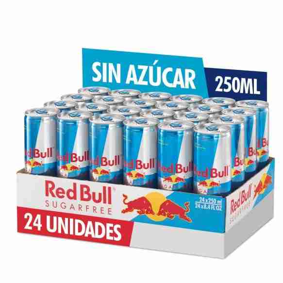 Energizante RED BULL Sugar Free 24 Pack Lata 250ml